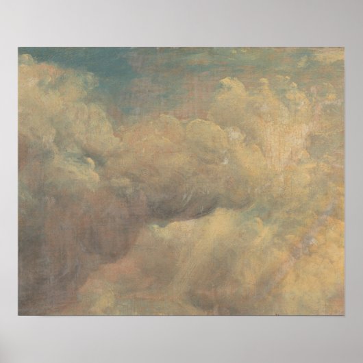 Poster Constable - Étude de Nuages (Devant)