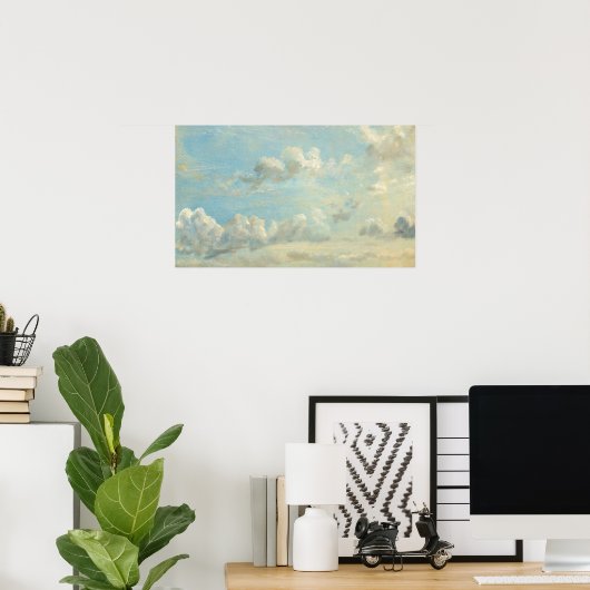 Poster Constable - Étude de Nuages (Bureau à domicile)