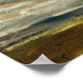 Poster Constable - Étude de nuages au-dessus d'un paysage (Coin)