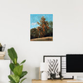 Poster Constable - Étude d'un frêne (Bureau à domicile)
