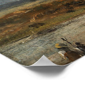 Poster Constable - Hampstead Heath Avec Étang Et Bains (Coin)