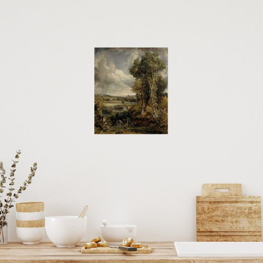 Poster Constable - La Vale De Dedham (Cuisine)