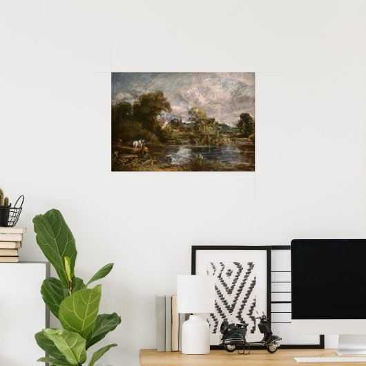 Poster Constable - Le Cheval Blanc (Bureau à domicile)