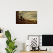 Poster Constable - Le pont de Waterloo vu de Whitehall (Bureau à domicile)