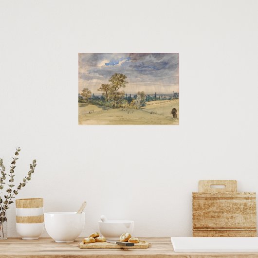 Poster Constable - Paysage de Suffolk (Cuisine)