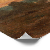 Poster Constable - Paysage du soir d'été (Coin)