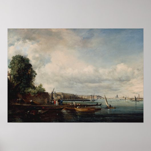 Poster Constable - Pont Waterloo (Devant)