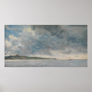 Poster Constable - Scène Côtière Avec Falaises