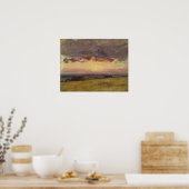 Poster Constable - Soirée d'été avec des nuages orageux (Cuisine)