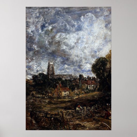 Poster Constable - Stoke-By-Nayland 1836 (Devant)