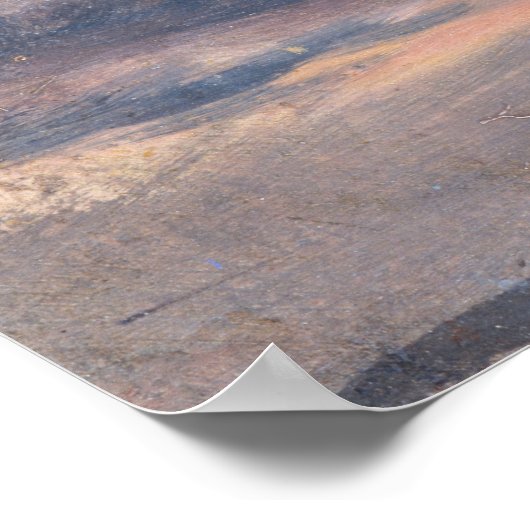 Poster Constable - Un coucher de soleil d'étude du nuage (Coin)