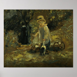 Poster Constable - Un Garçon Avec Un Panier De Jouet