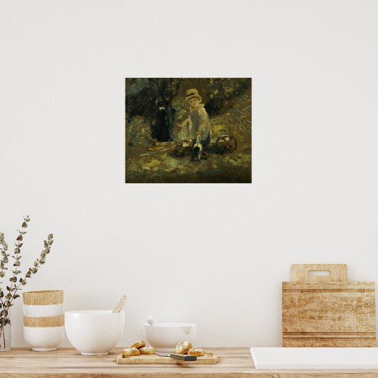 Poster Constable - Un Garçon Avec Un Panier De Jouet (Cuisine)