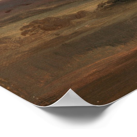 Poster Constable - Une vue sur Hampstead Heath (Coin)