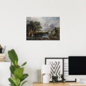 Poster Constable - Vue sur le Stour près de Dedham (Bureau à domicile)