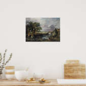 Poster Constable - Vue sur le Stour près de Dedham (Cuisine)