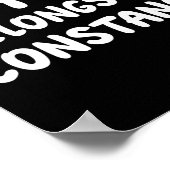 Poster Constance - Mon Coeur Appartient À La Constance -  (Coin)