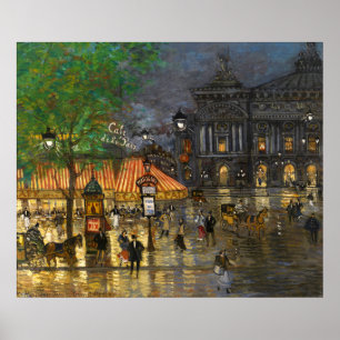 Poster Constantin Korovin : Grand Opéra, Paris