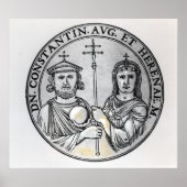 Poster Constantine VI et sa mère Irène (Devant)