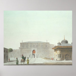 Poster Constantinople : Carré de Haghia Sophia montrant