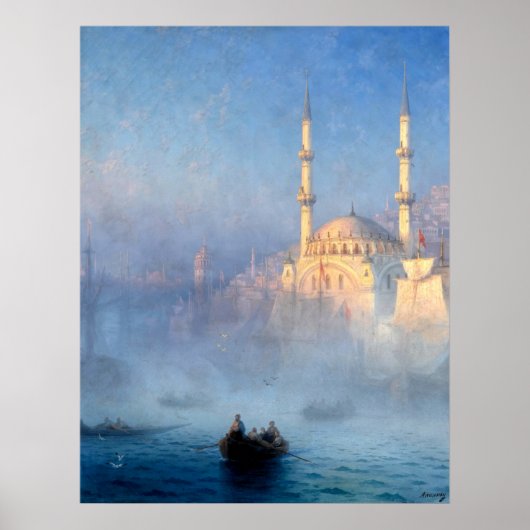 Poster Constantinople, Ivan Aivazovsky (Devant)