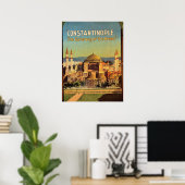Poster Constantinople, Sainte-Sophie, Istanbul, Turquie (Bureau à domicile)
