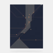 Póster 'Constelación de Código'  Acryl Bord (Voorkant)