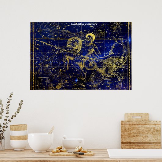 Poster Constellation de Capricorne (Cuisine)