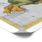 Poster Constellation de Cetus la baleine, de "Atlas Coel (Coin)