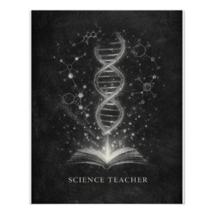 Poster Constellation de poussière de craie pour professeu