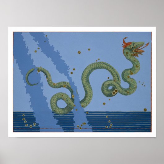Poster Constellation de Serpens Caput et Serpens Cauda, (Devant)