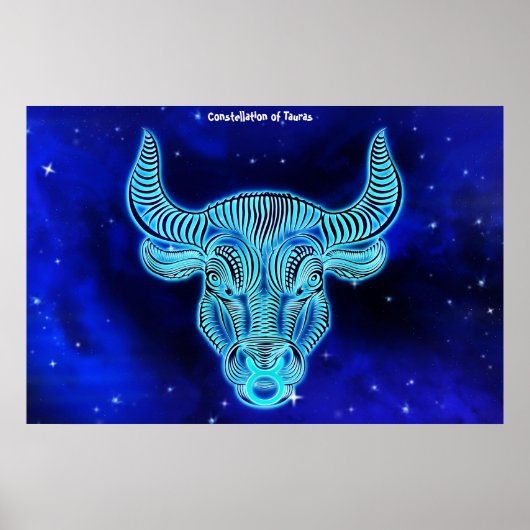 Poster Constellation de Tauras (Devant)