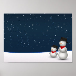 Poster Constellation des motoneiges