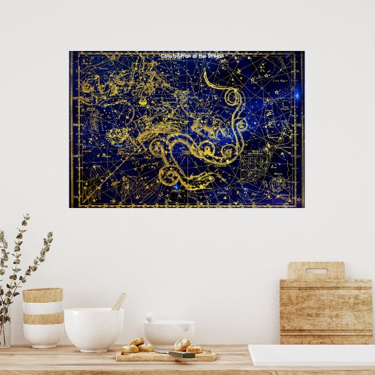 Poster Constellation du Dragon (Cuisine)