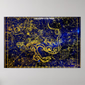 Poster Constellation du Dragon (Devant)