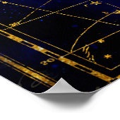 Poster Constellation du Lynx (Coin)