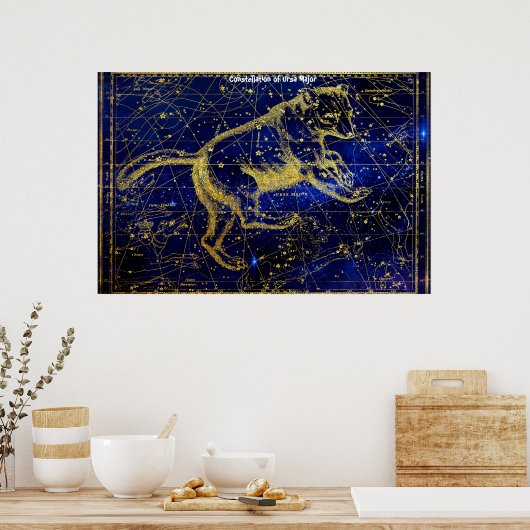 Poster Constellation d'Ursa Major (Cuisine)