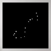 Poster Constellation Scorpius by Leslie Peppers (Devant)