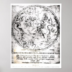 Poster Constellations de l'hémisphère Sud