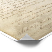 Poster Constitution des États-Unis (Coin)