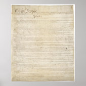 Poster Constitution des États-Unis (Devant)