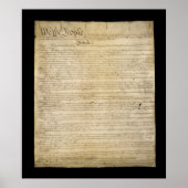 Poster Constitution des États-Unis (Devant)