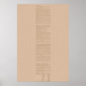 Poster Constitution des États-Unis (Devant)