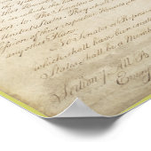 Poster Constitution des États-Unis d'Amérique (Coin)