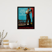 Poster Constructeurs navals patriotiques vintages WW1 (Cuisine)