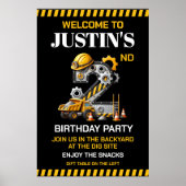 Poster Construction 2ème fête d'anniversaire (Devant)