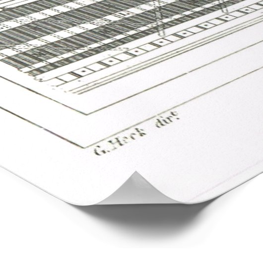 Poster Construction de base d'un navire (Coin)