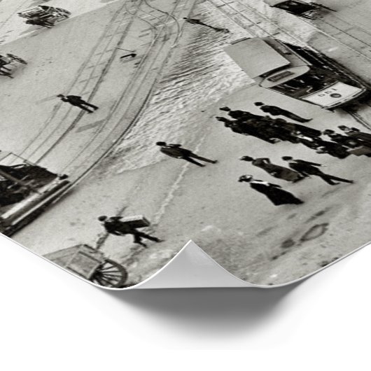 POSTER CONSTRUCTION DE BÂTIMENT DE FLATIRON 1902 (Coin)