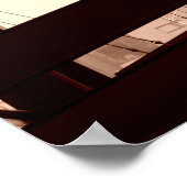 Poster Construction de charpente en acier (Coin)