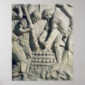 Poster Construction de fortifications pendant la campagne (Devant)